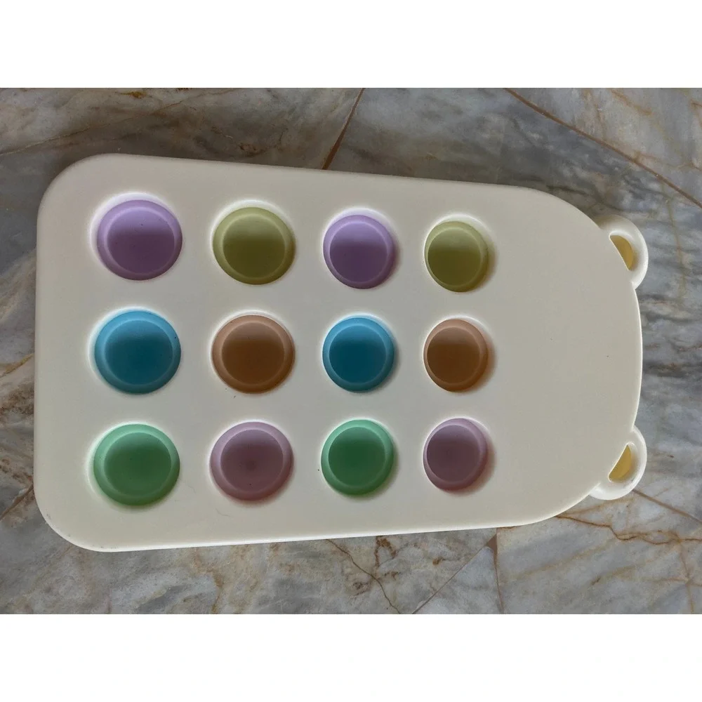 Cream Bear Pop Fidget‎ Toy Pastel Numbered Keypad Sensory Stress Relief Toy